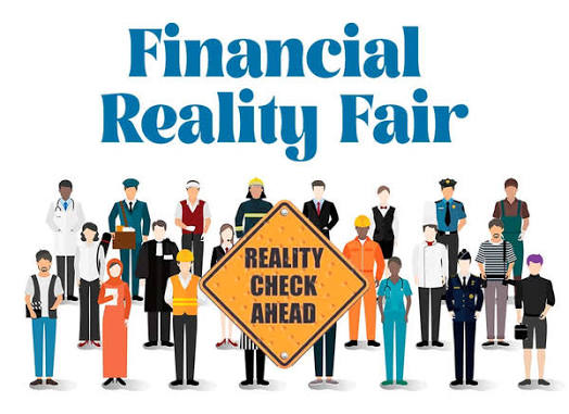 Senior Class FINANCIAL REALITY FAIR @FAIRGROUNDS 10/15 7:45-10:45